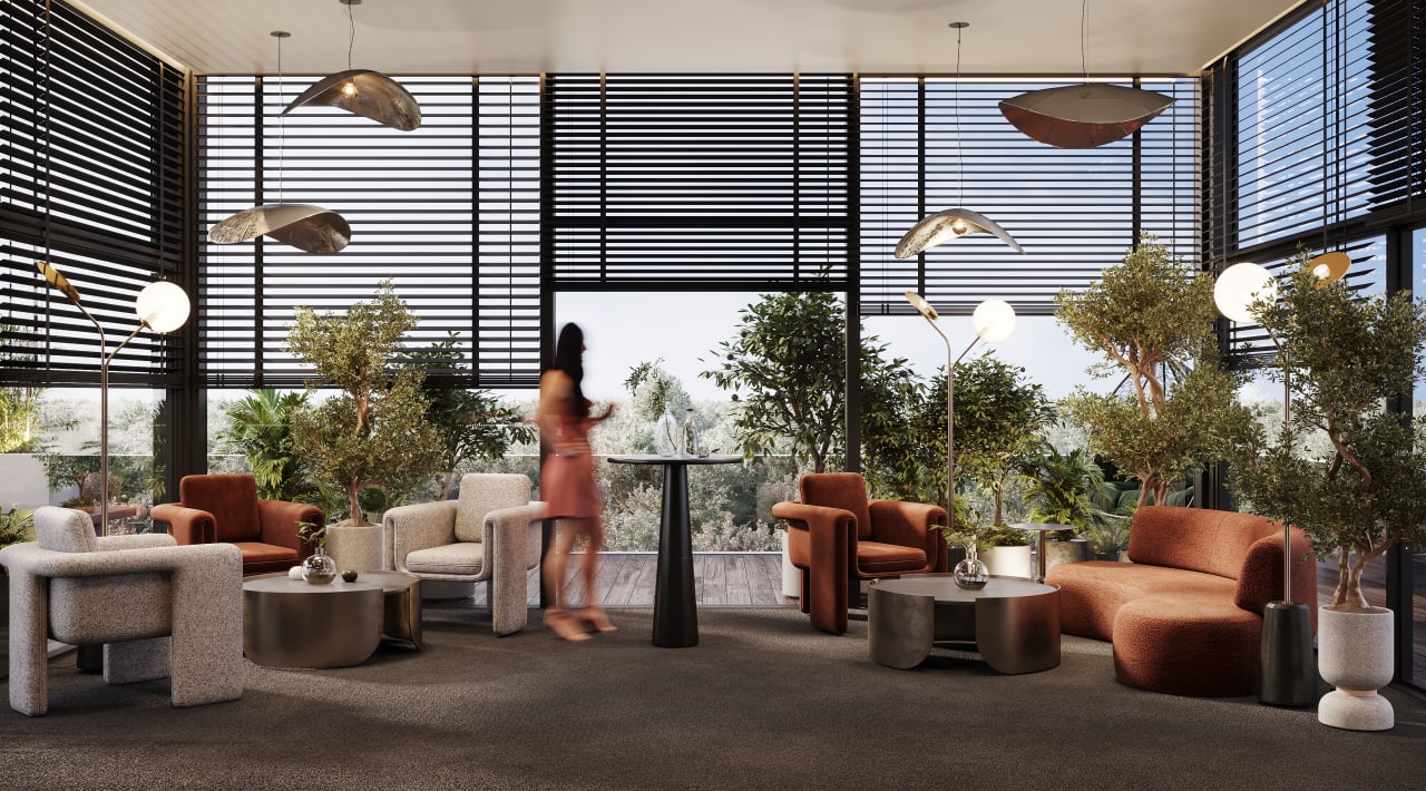 The role of landscaping, lighting and acoustics in a modern office 6