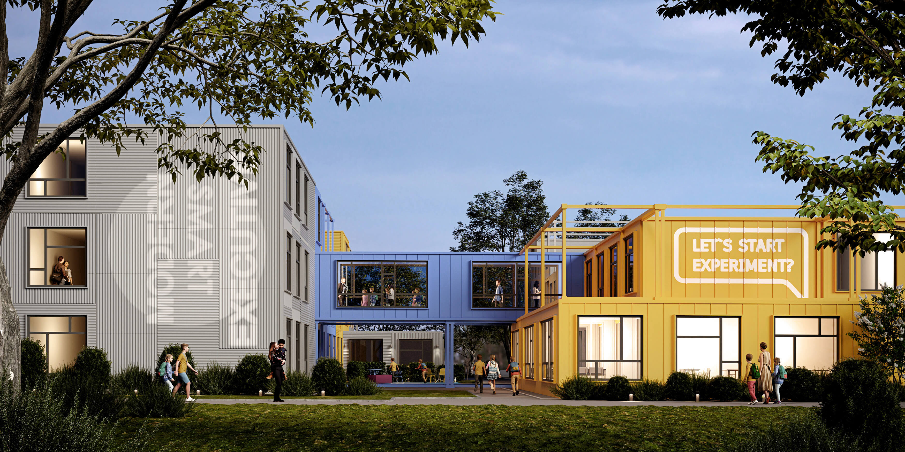 ZIKZAK Architects has announced a new project in Warsaw  Design for an international school. 5