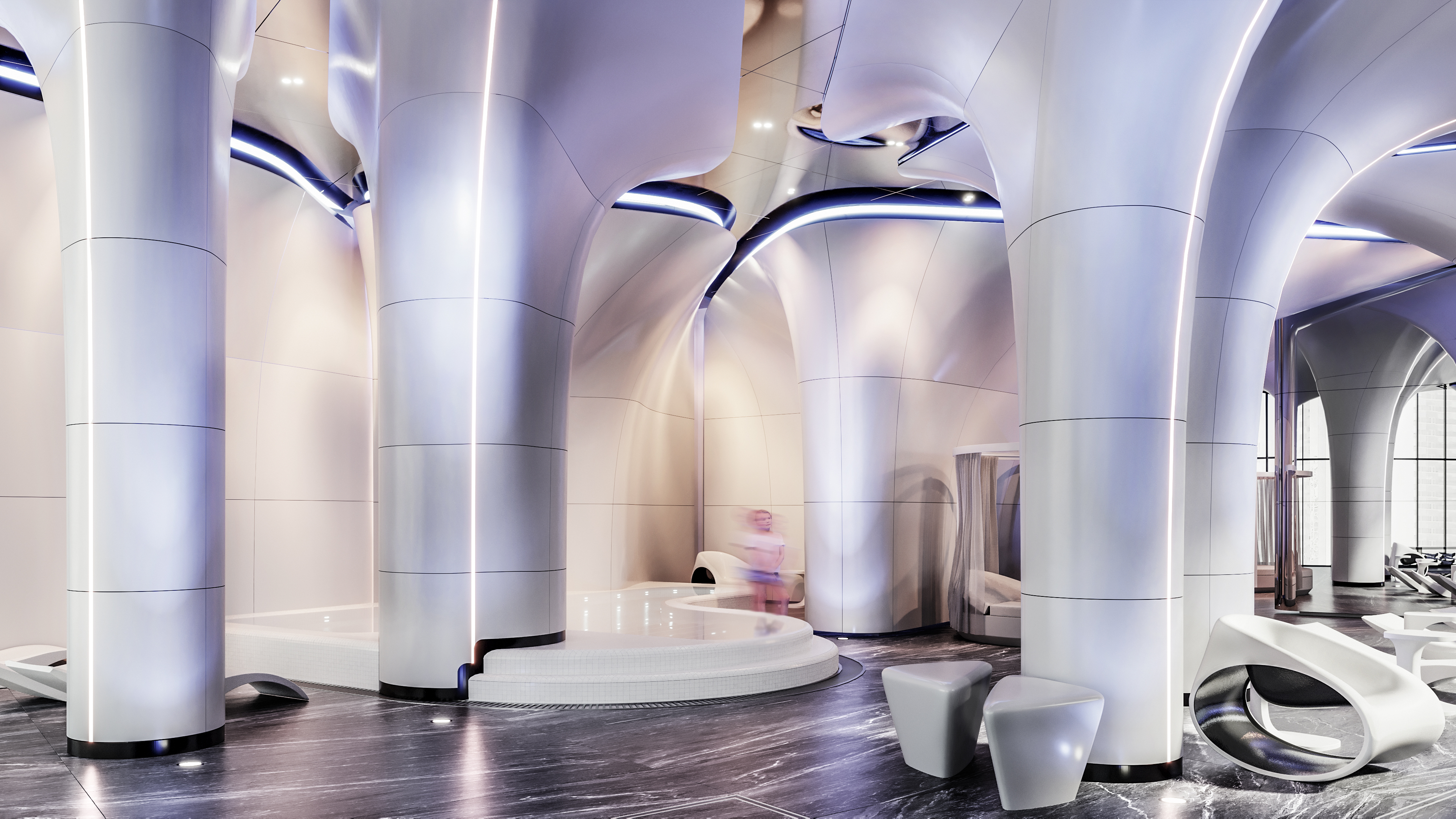 Futuristic Spa Design: Project Locus 1