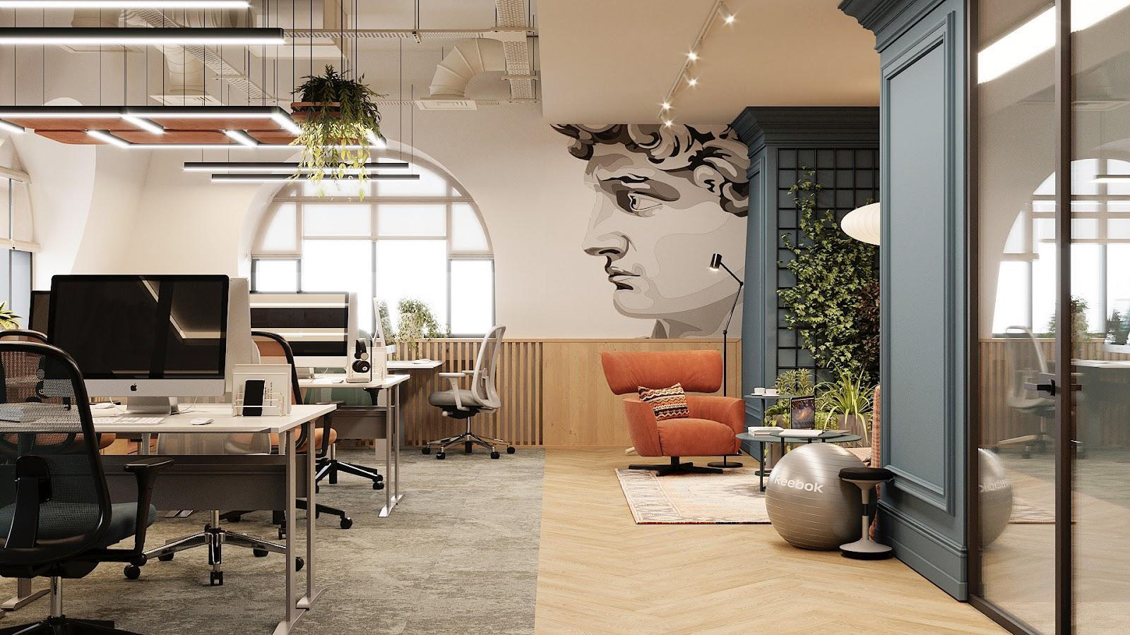 How can office space design elevate brand credibility and status? 11