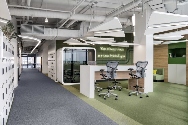 Office interior design for CBRE
