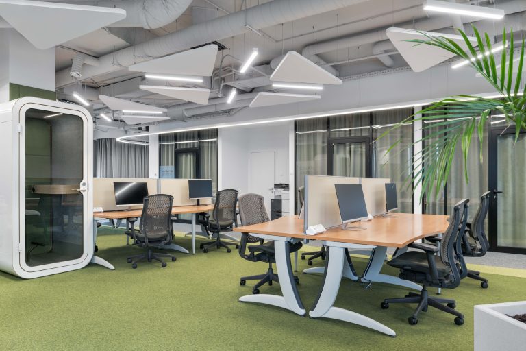 Office interior design for CBRE